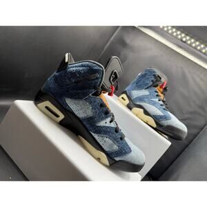 Jordan 6 Retro Denim Sneakers - Size 9.5M